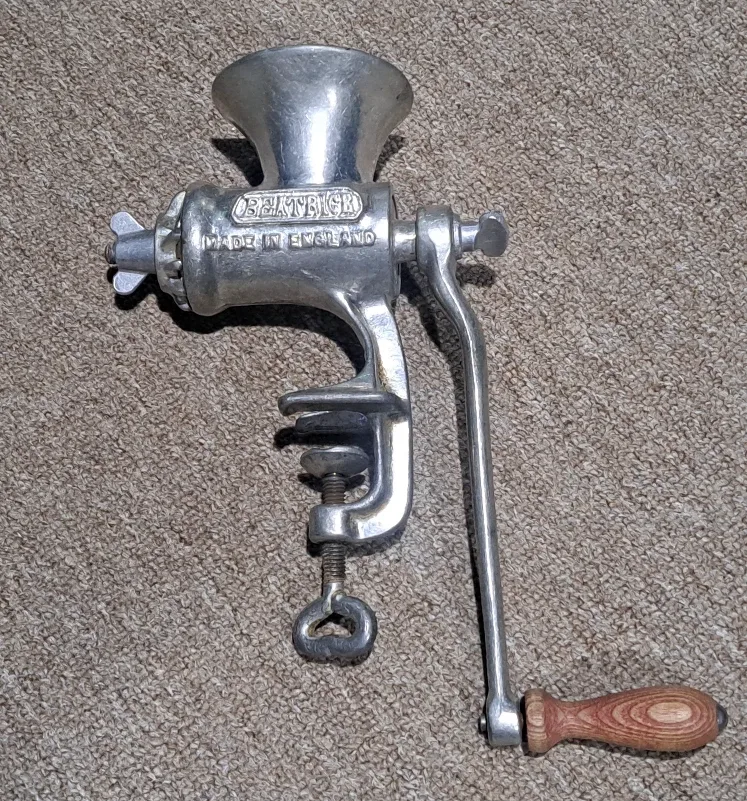 Vintage Harper - Beatrice Meat Grinder - Made in England