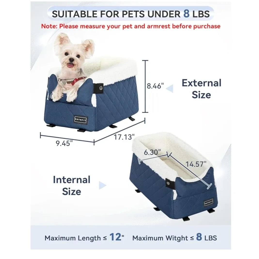 PETSFIT Dog Car Seat - Blue image indicator(4)