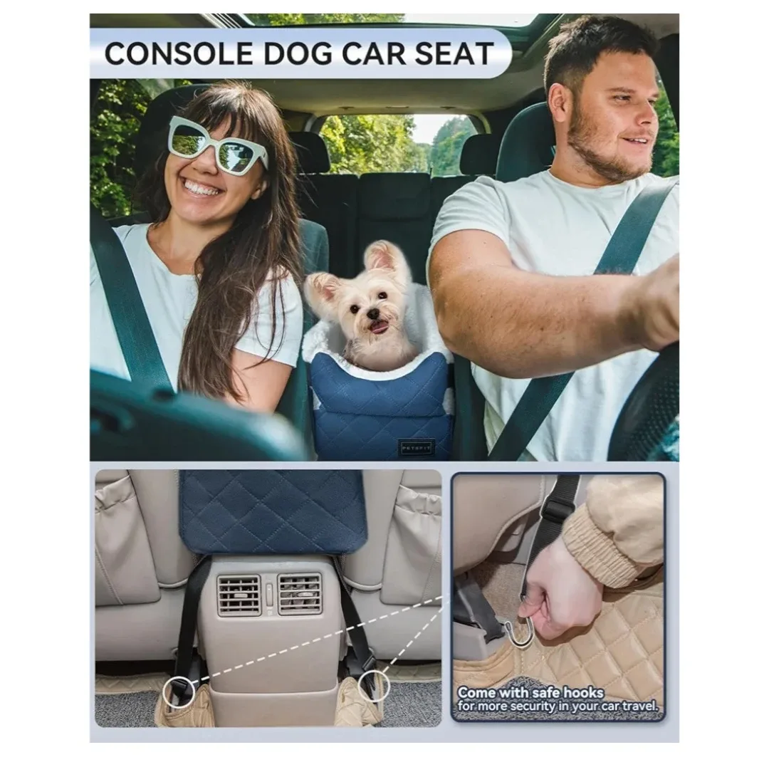 PETSFIT Dog Car Seat - Blue image indicator(7)