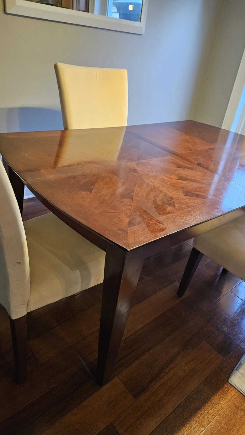Wooden Dining Table with 4 Chairs - photo 4