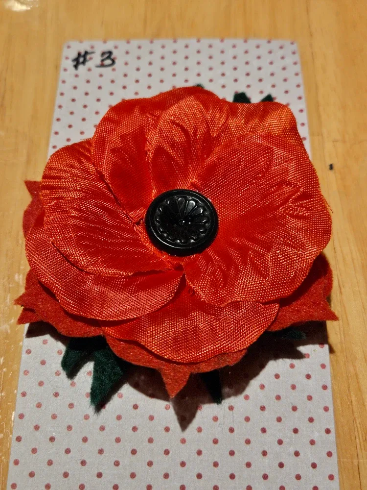 Handmade Poinsettia Pins - perfect for the Christmas Season image indicator(6)