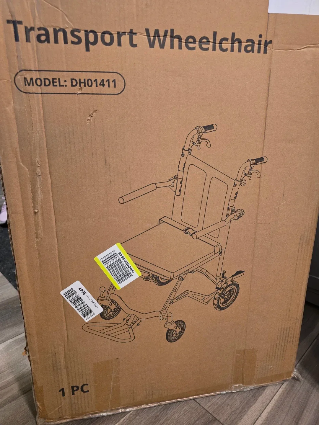 Transport Transfer Wheelchair Model DH01411