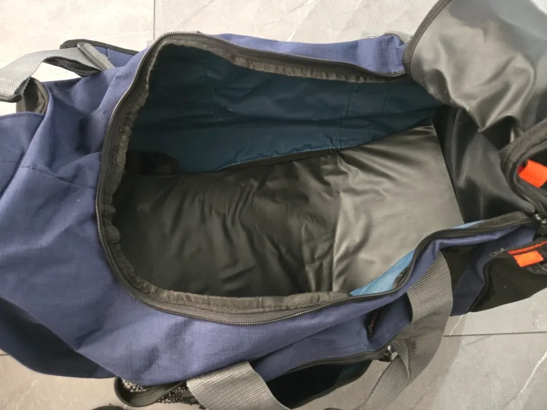 Large Blue and Black Duffle Bag image indicator(2)