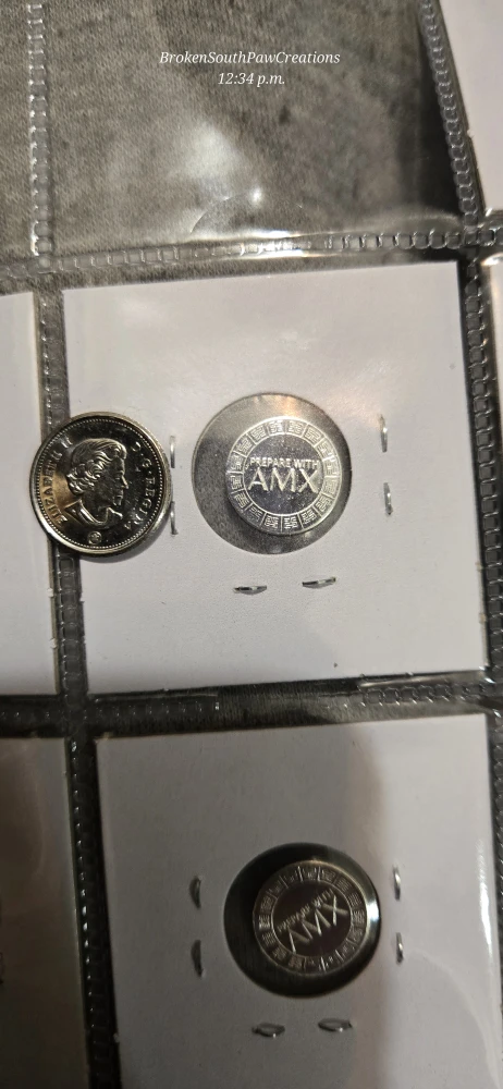 Amx 1 gram .999 fine silver