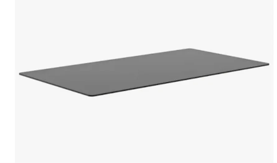 Glass Dinning Table Top - Rectangular smoke grey