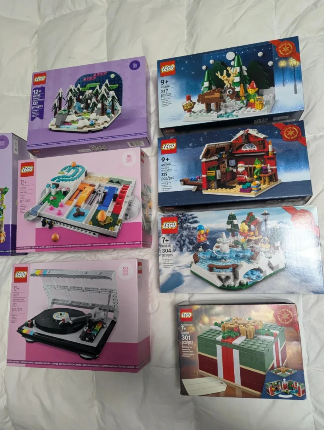 LEGO Winter Sets - 40785, 40484, 40565, 40699, 40416, 40292