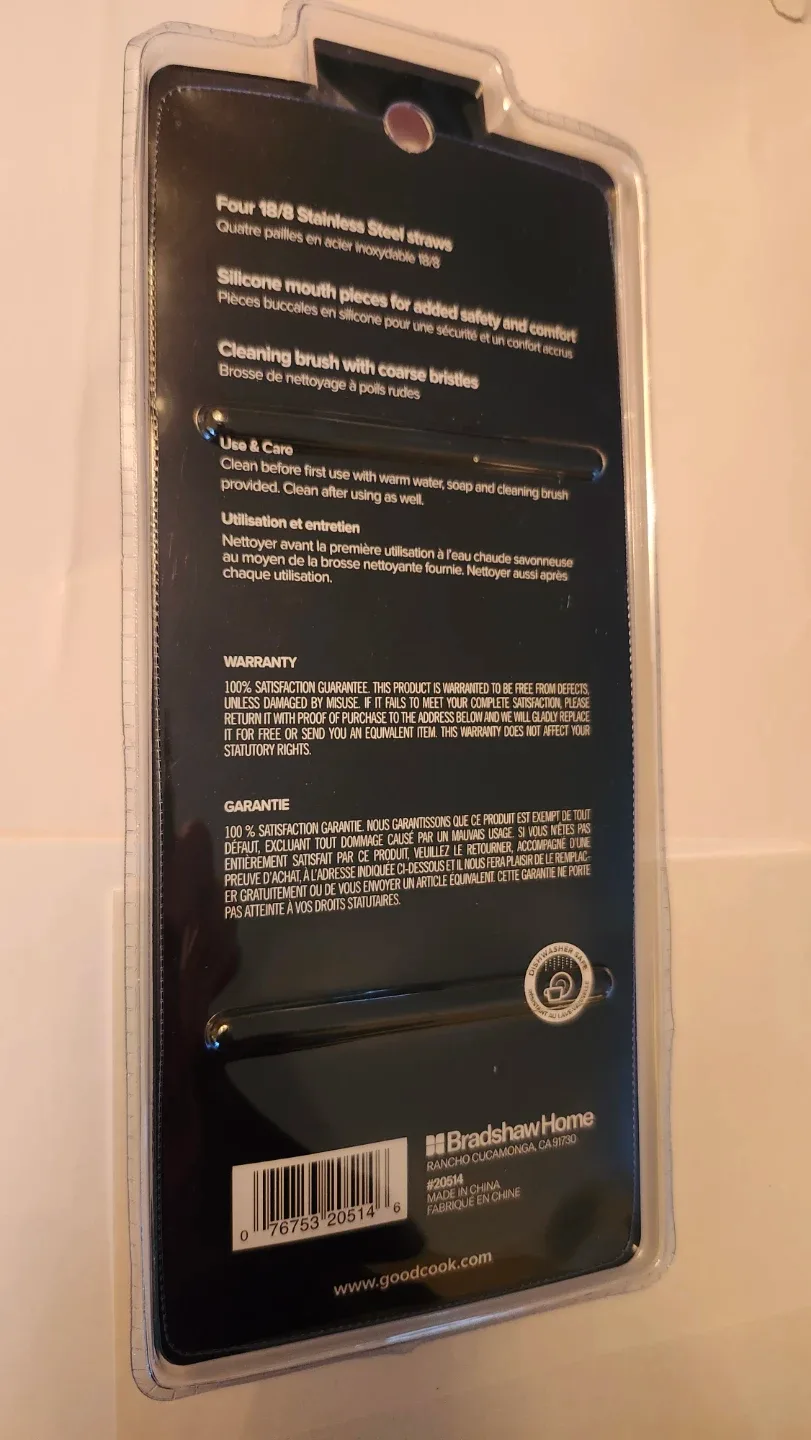 Brand New GoodCook Stainless Steel Straws - New image indicator(2)