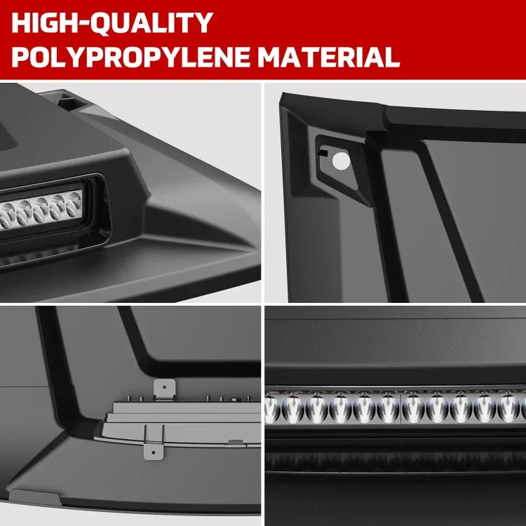 Hood Scoop with LED Spot Light for Polaris Ranger BNIB image indicator(5)
