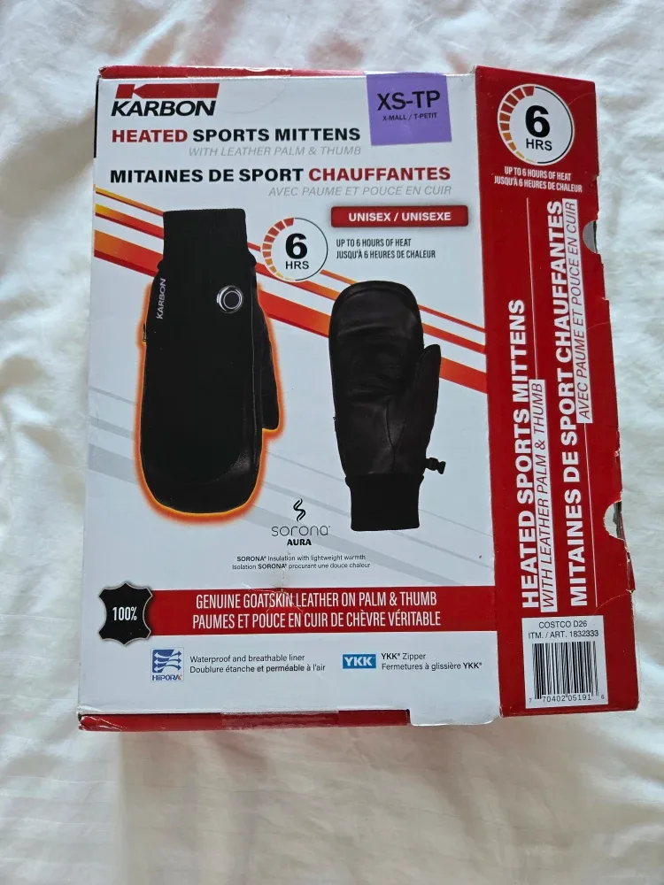 New Karbon Heated Sports Mittens XS-TP image indicator(5)