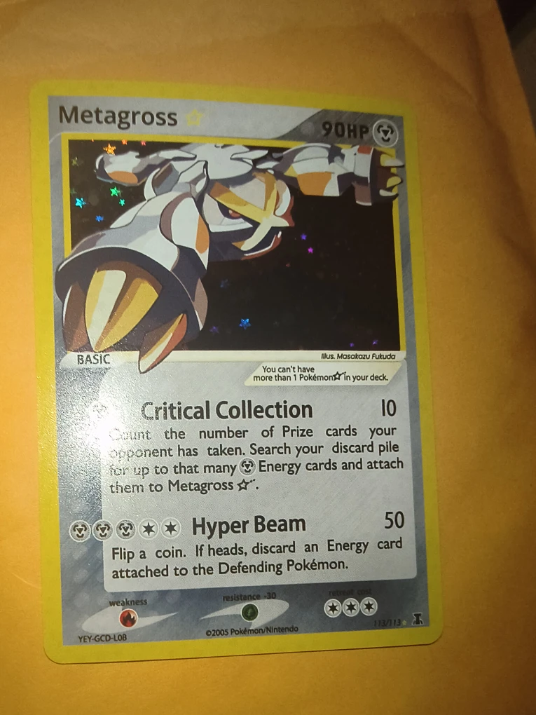 Metagross Gold Star 2005 EX Delta Species - photo 3