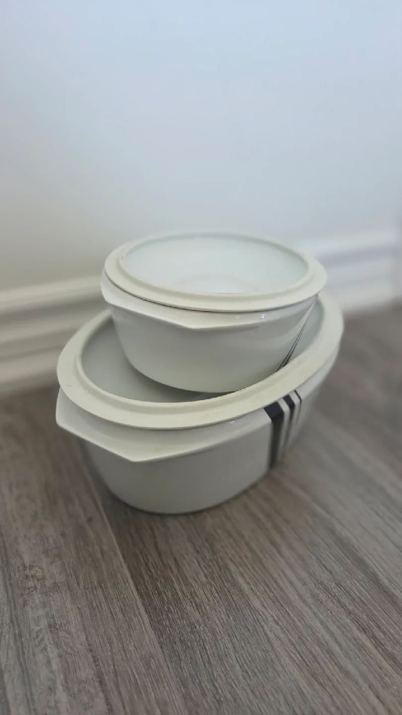 Vintage Hall's Superior Kitchenware Oval Casserole Dish image indicator(2)