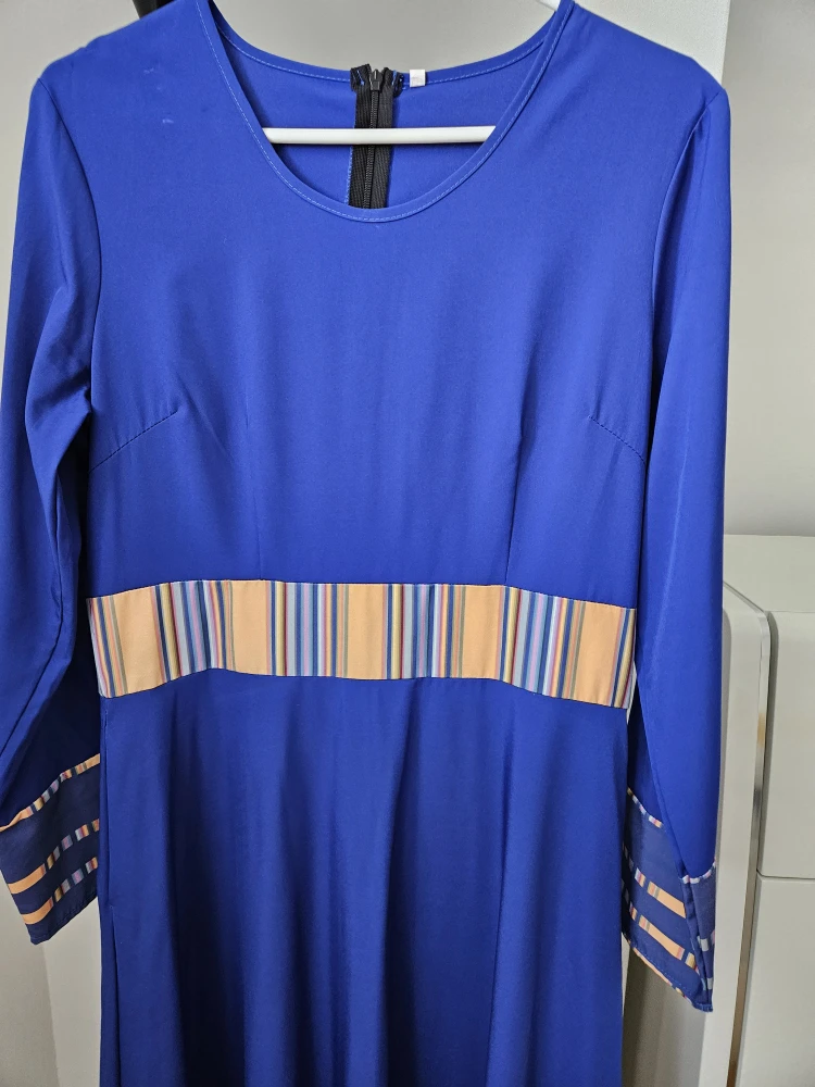 Blue Long Sleeve Dress - Size XL