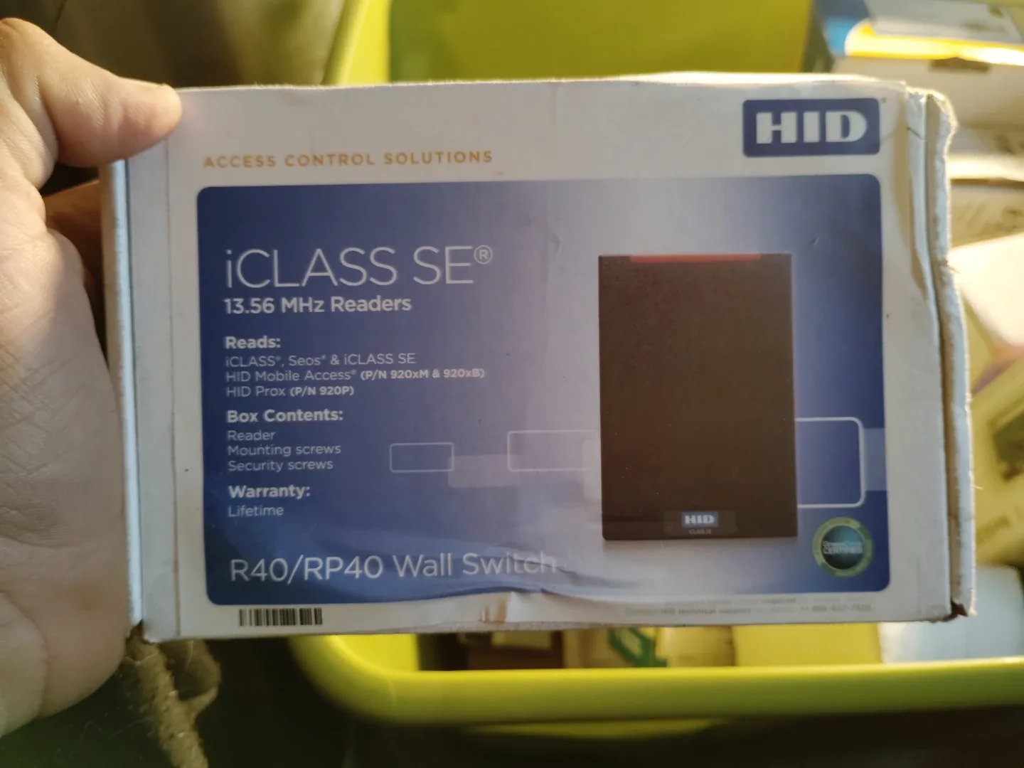 HID iCLASS SE RP40 Wall Switch Reader image indicator(4)