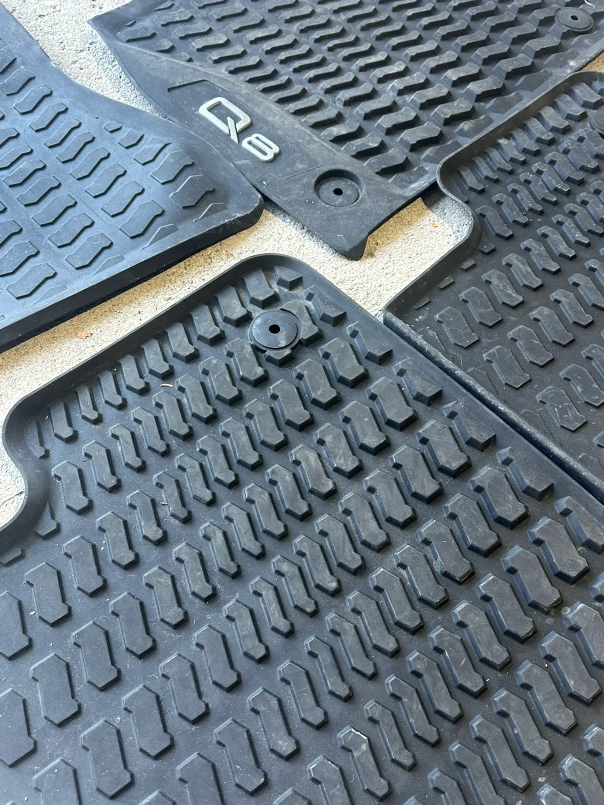 Audi Q8 All Weather Floor Mats - Black image indicator(5)