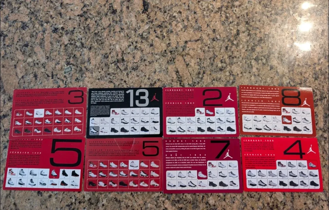 Air Jordan sneaker box Cards image indicator(2)
