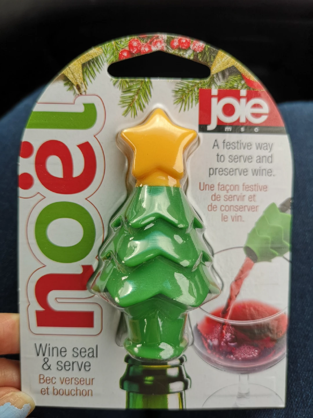 Joie Noël Wine Seal & Serve - New
