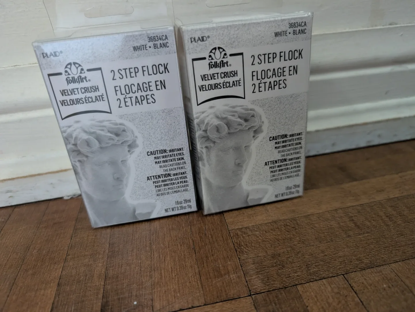 Plaid FolkArt Velvet Crush Flocking Kit - White thumbnail