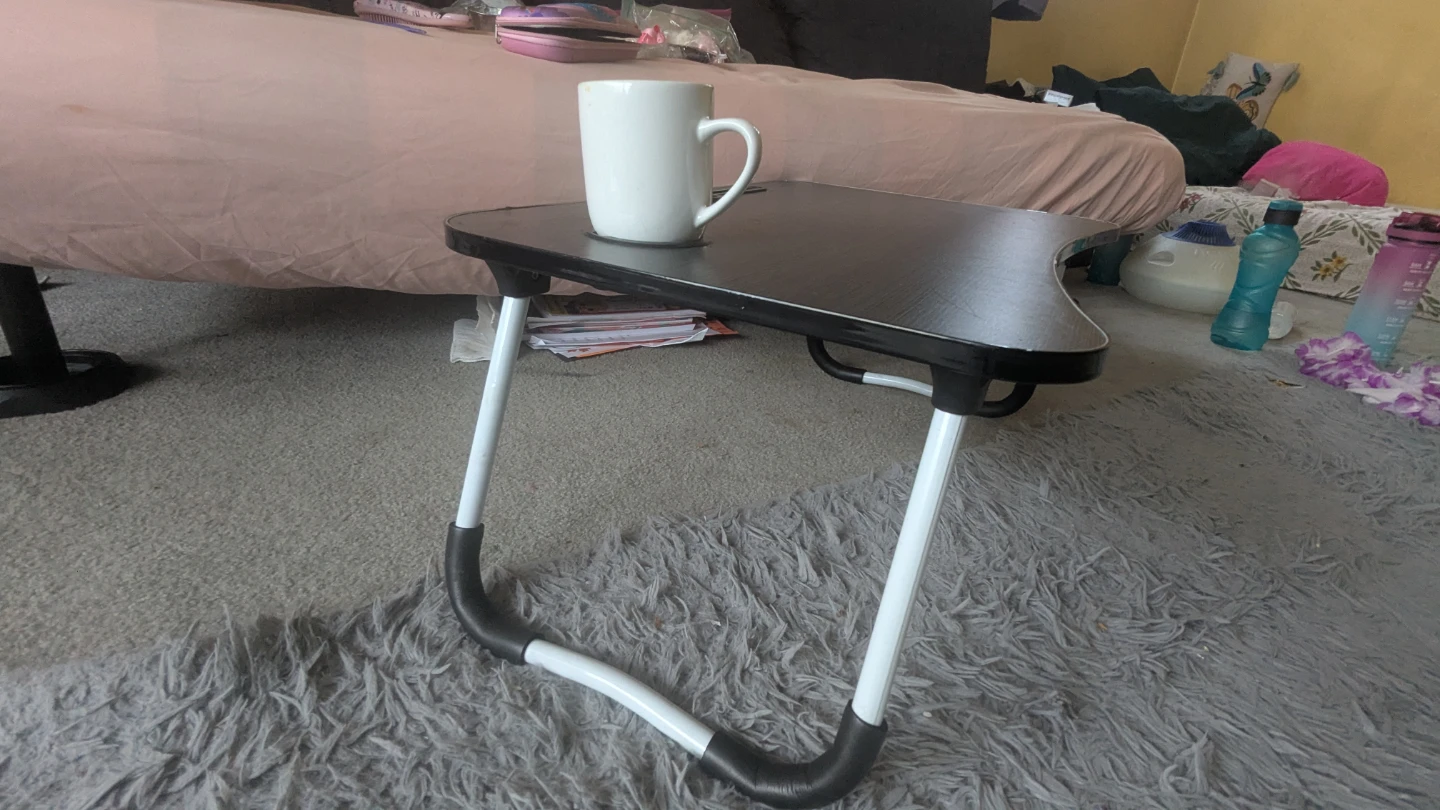 Folding Bed Laptop / Tray Table - Black - photo 2