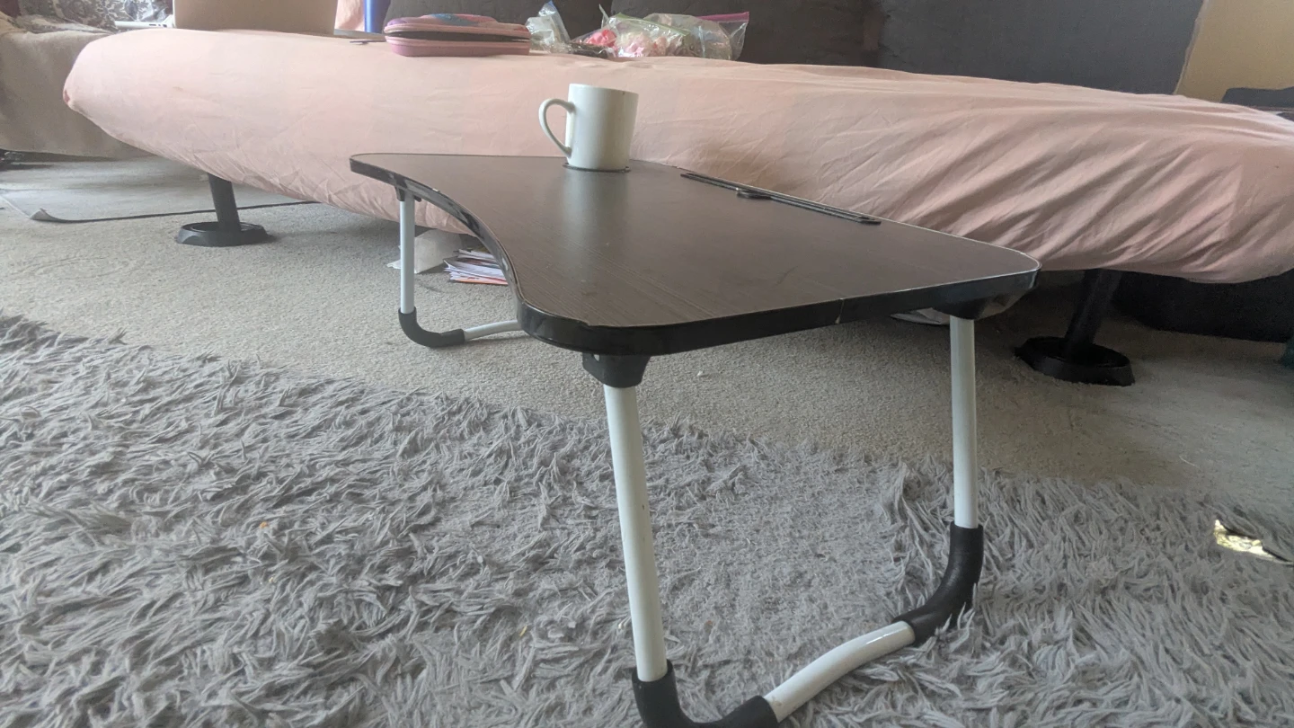 Folding Bed Laptop / Tray Table - Black - photo 3