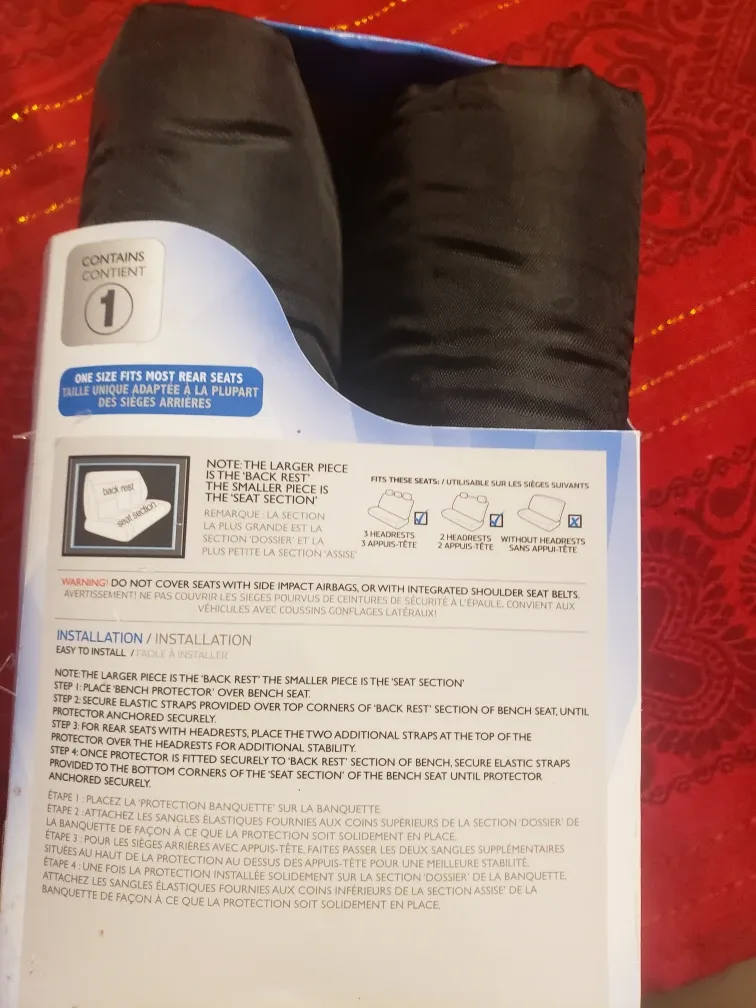 2AIR Drive Fresh Rear Seat Protector - NEW image indicator(2)