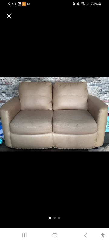 Beige Sofa Set - Loveseat & 3-Seater misssauga image indicator(2)