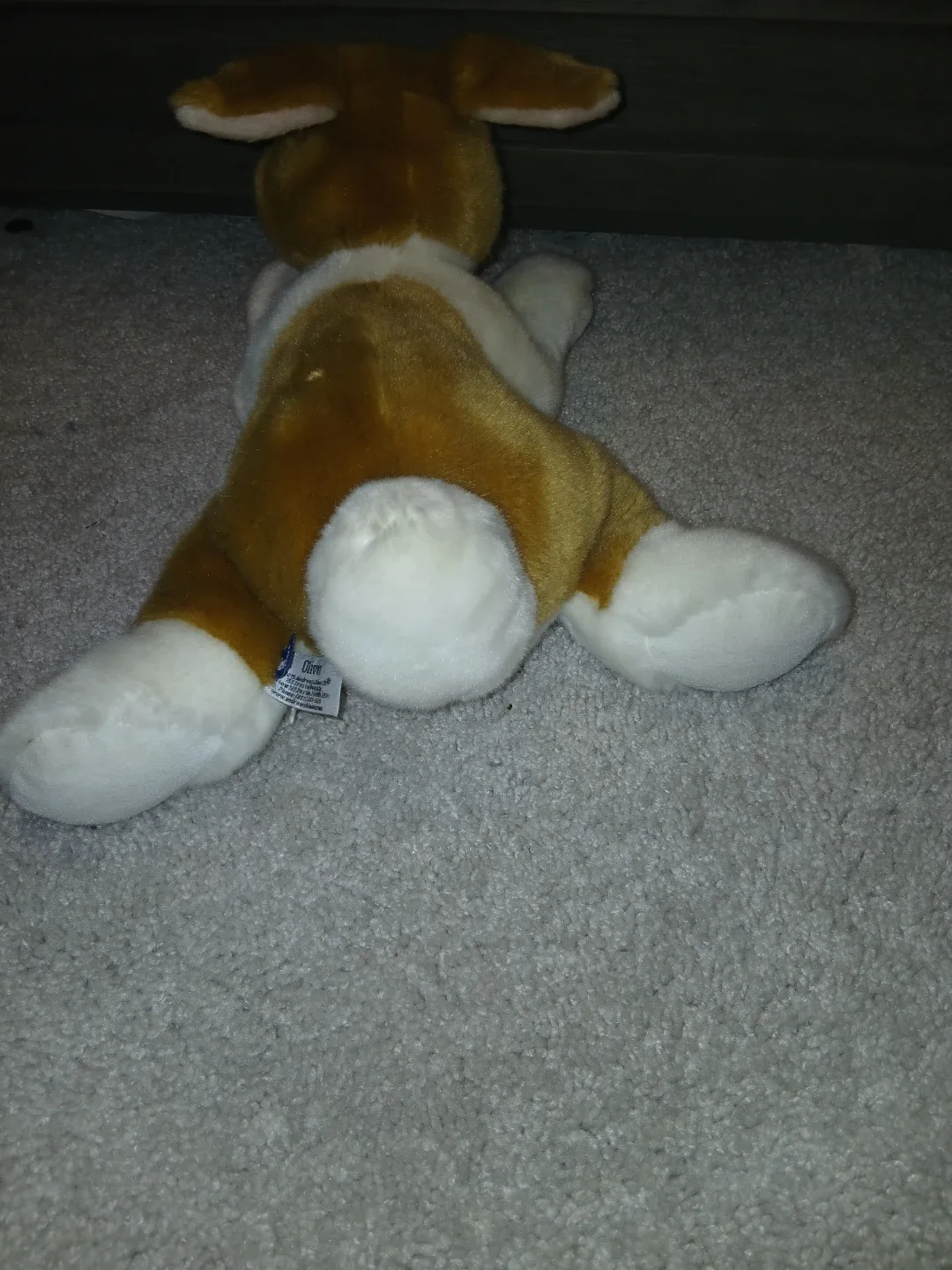 Oliver Brown & White Plush Rabbit image indicator(3)