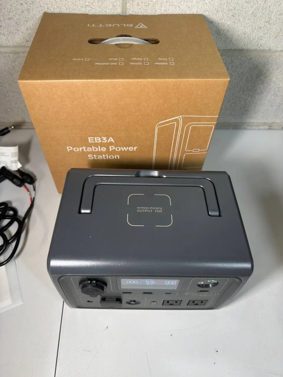 BLUETTI Solar Generator EB3A, 268Wh LiFePO4 Battery Backup image indicator(4)