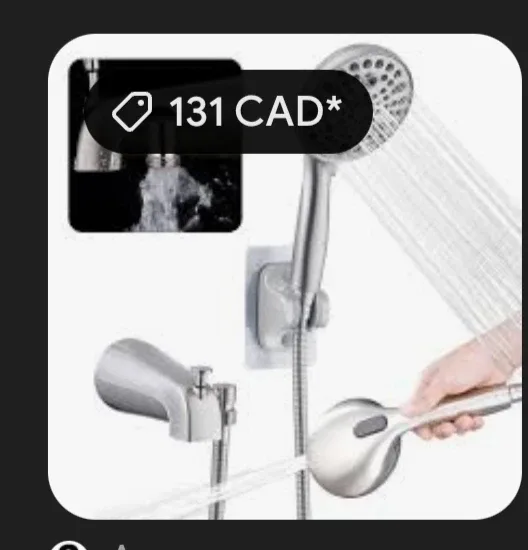 New YASINU Chrome Shower Faucet Set image indicator(6)