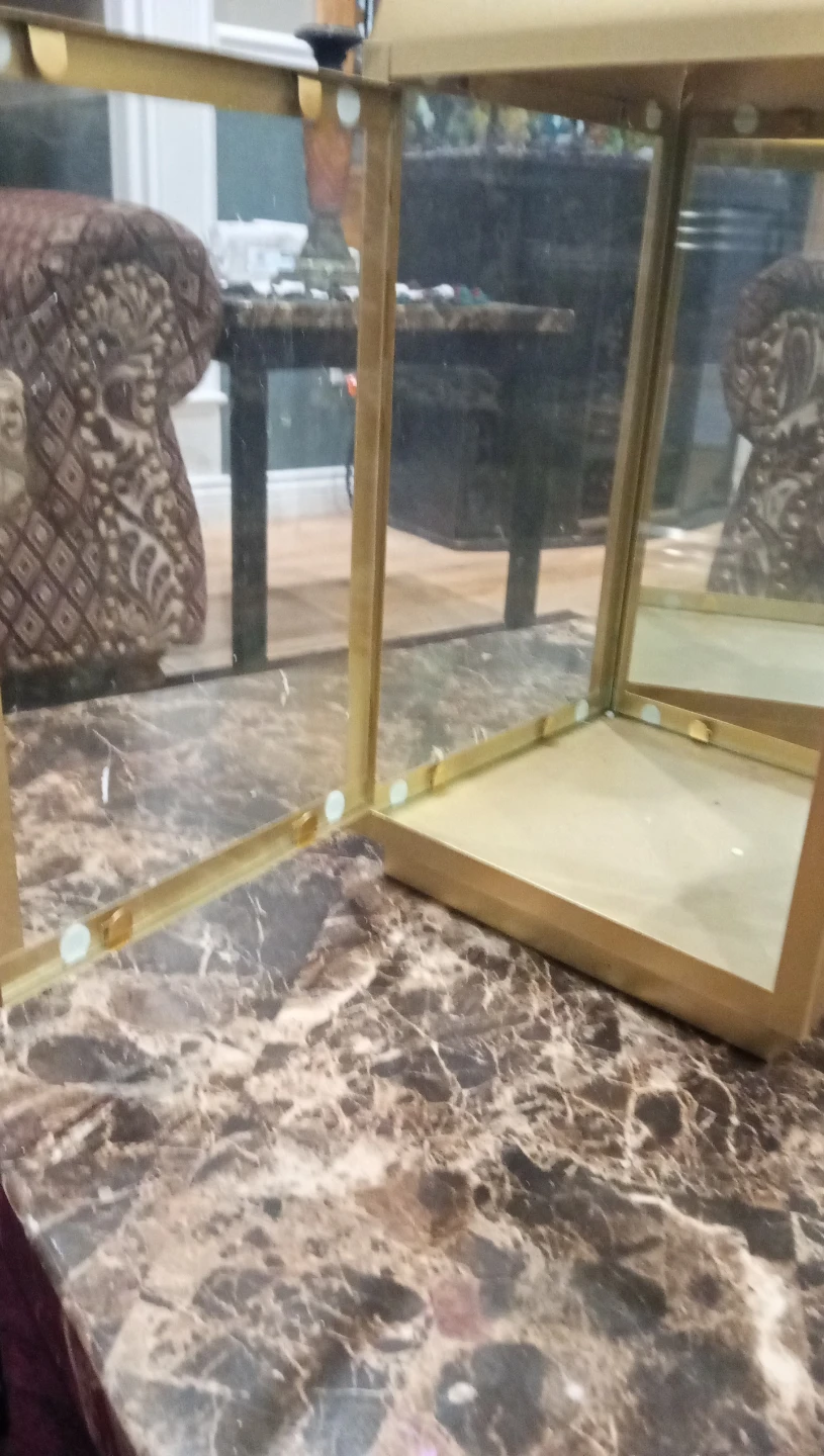 Gold Metal & Glass Decorative Lanterns - photo 2