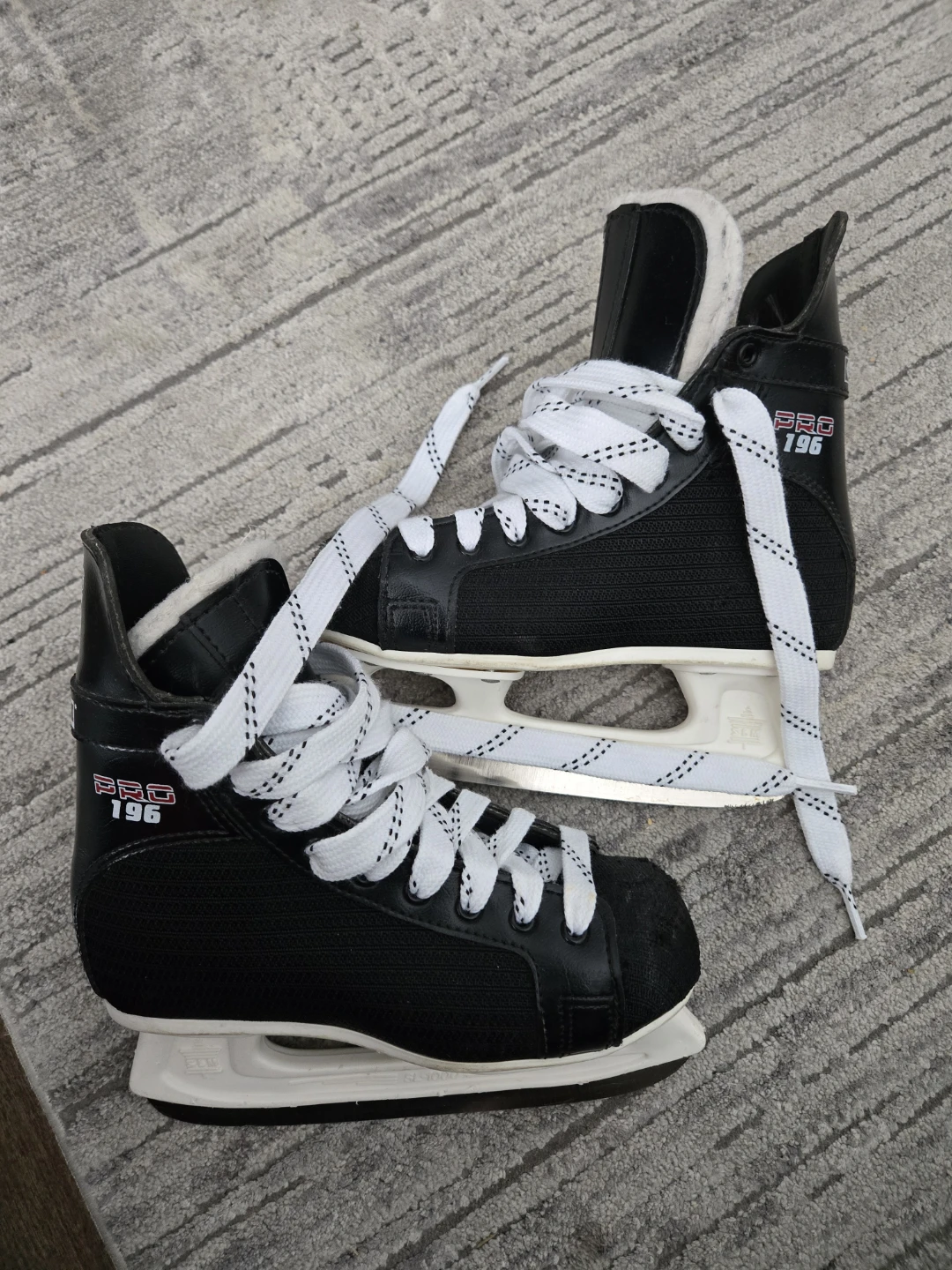 Pro 196 Black Ice Skates size 13 - photo 2