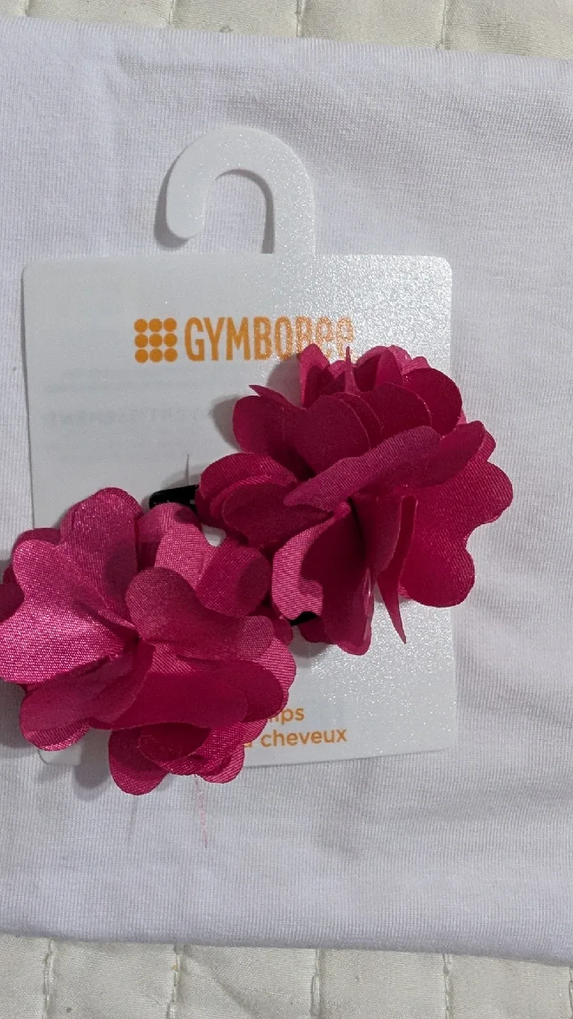 Gymoboree Flower Hair clips- New image indicator(2)