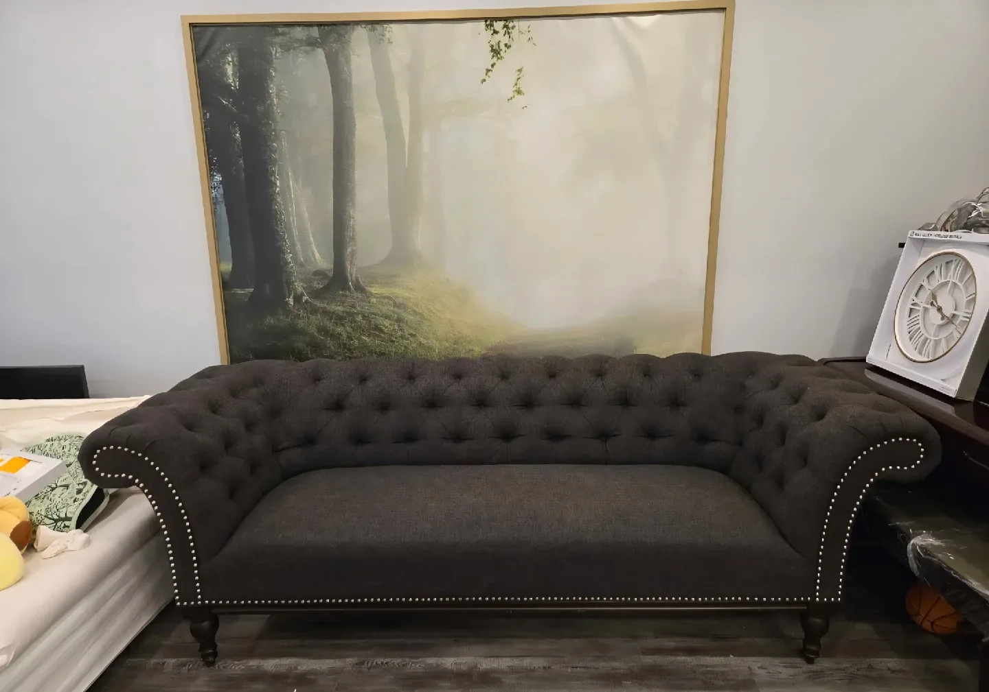 Structube tufted button sofa couch image indicator(2)