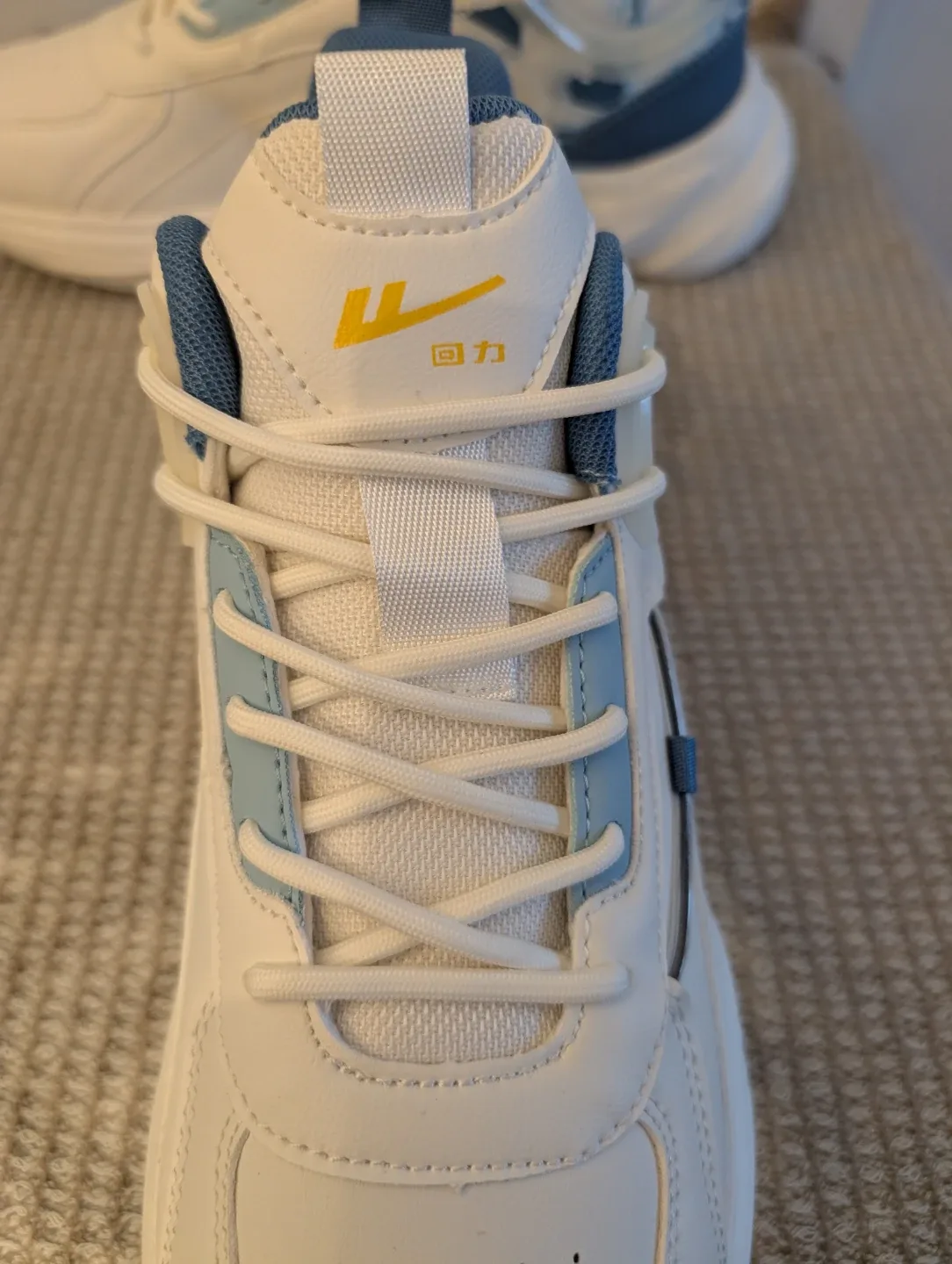 Brand New Warrior Sneakers - White & Blue - Size 10/11 image indicator(4)