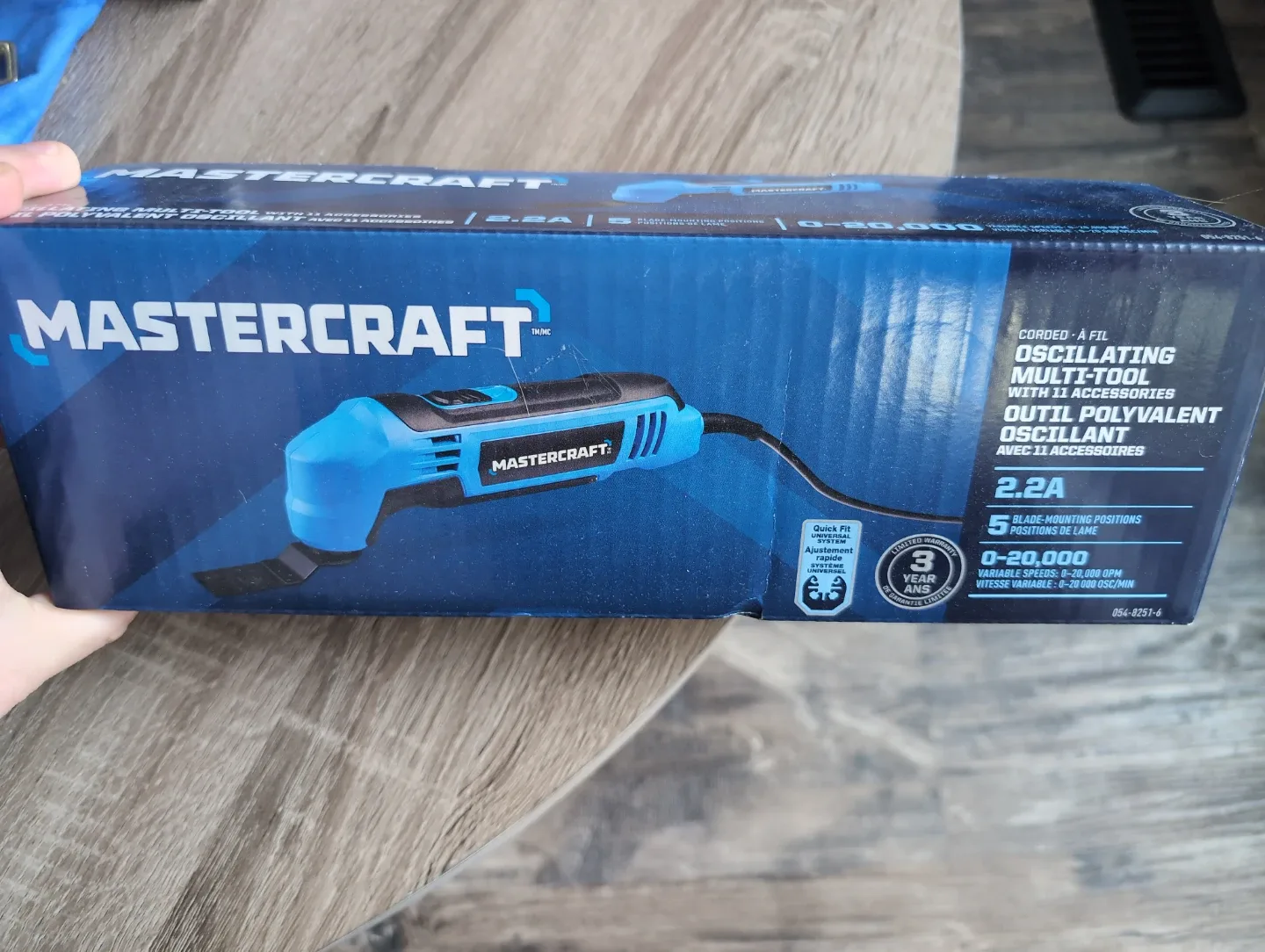 Mastercraft Oscillating Multi-Tool w/ 11 Accessories