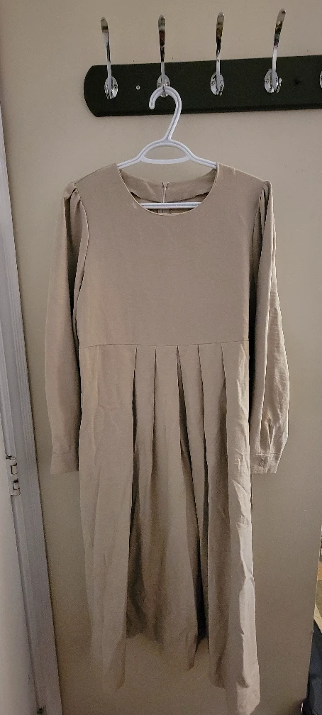 [SHEIN] Beige Long Sleeve Dress - photo 2