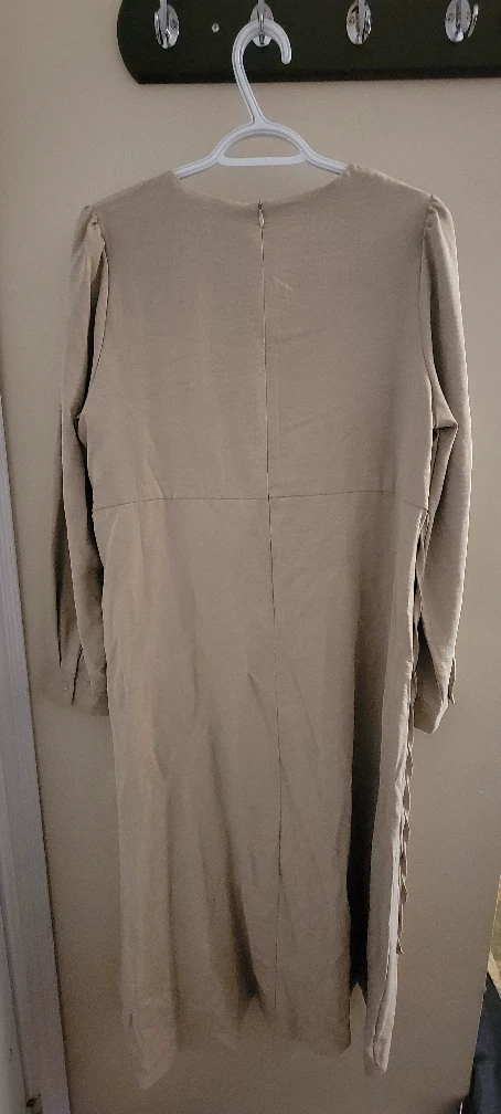 [SHEIN] Beige Long Sleeve Dress - photo 3