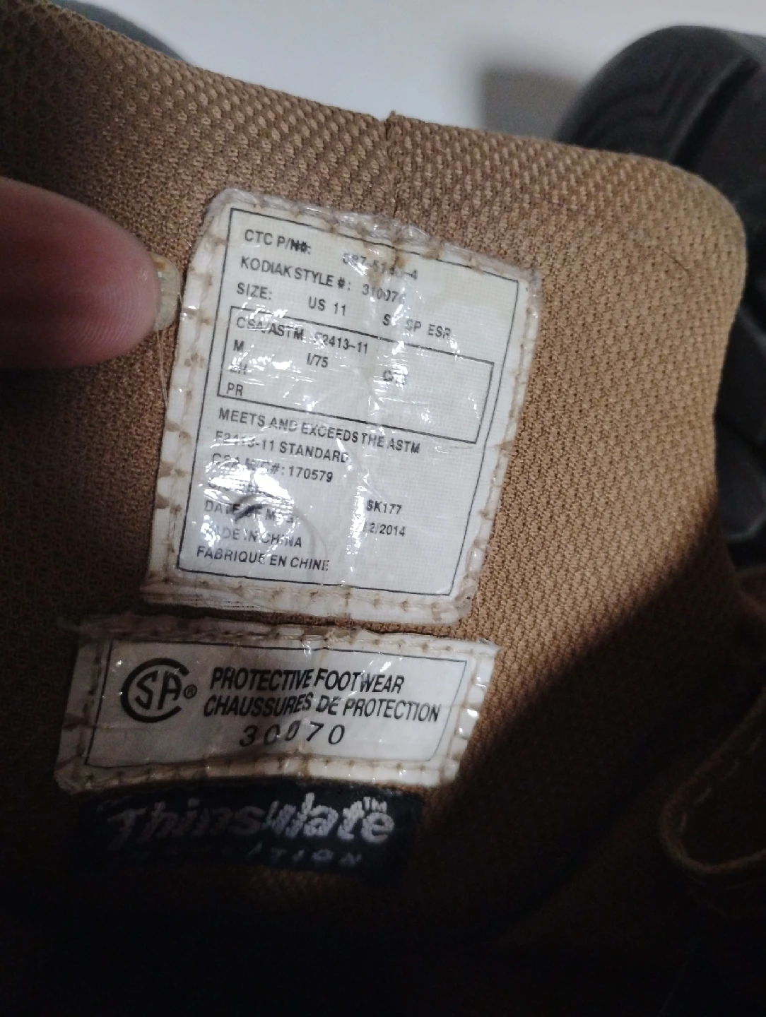 Timberland Pro Kodiak Work Boots - US 11 - photo 2
