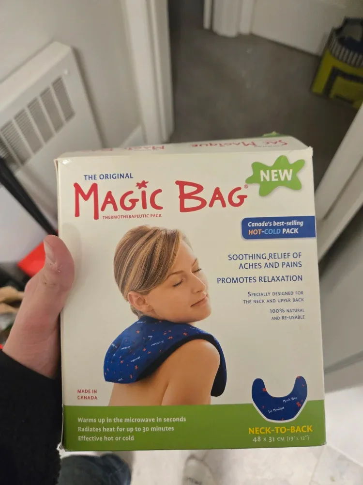 New Magic Bag Neck-to-Back Hot/Cold Pack