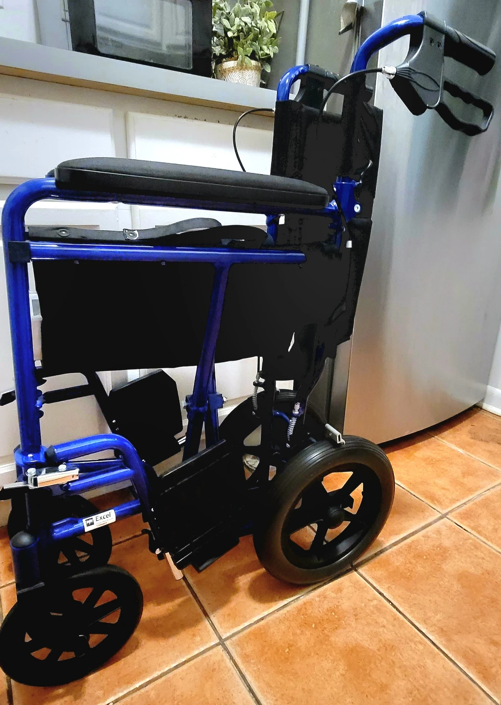 Medline Blue Wheelchair - photo 2