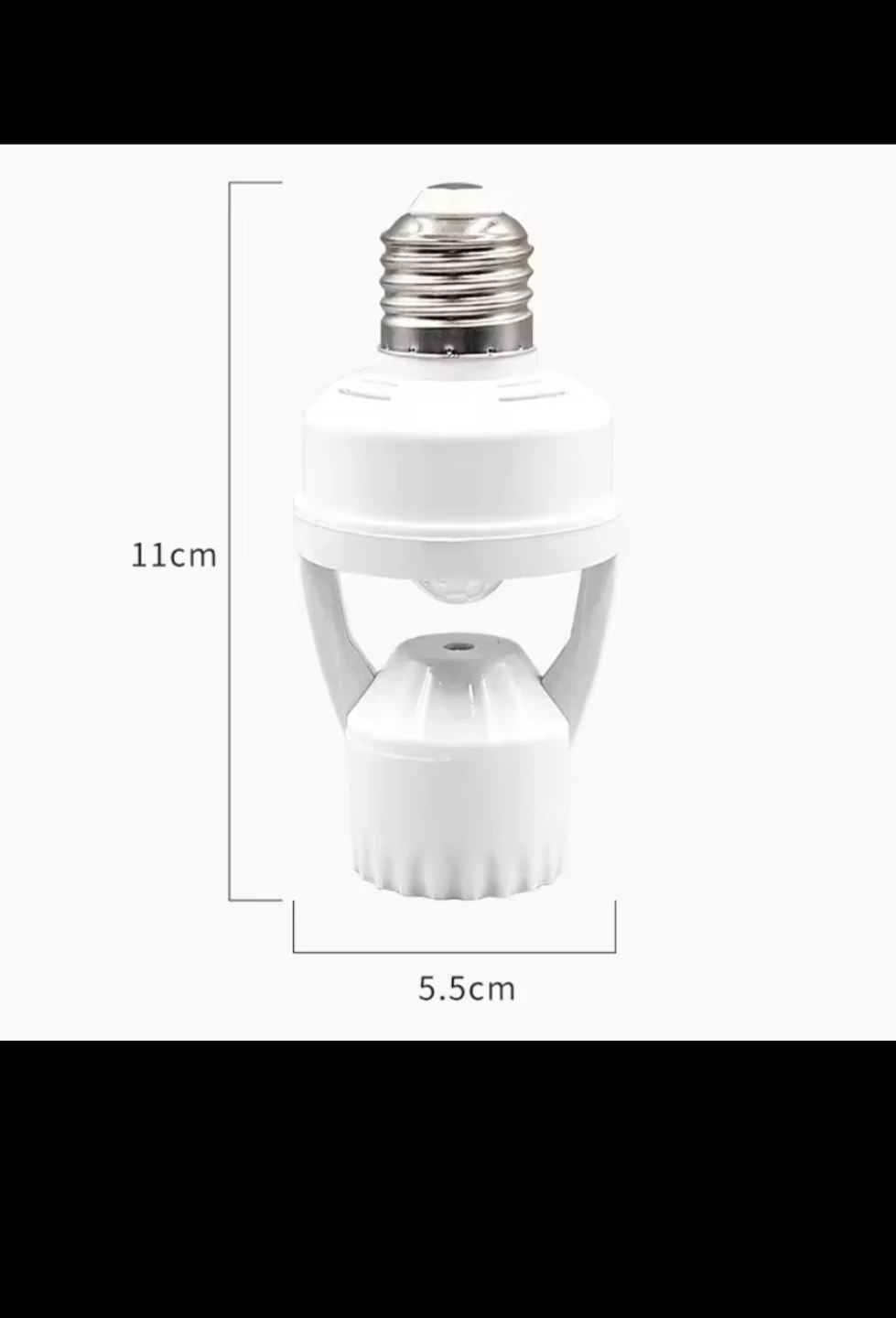 E27 Motion Sensor Lamp Base - photo 3
