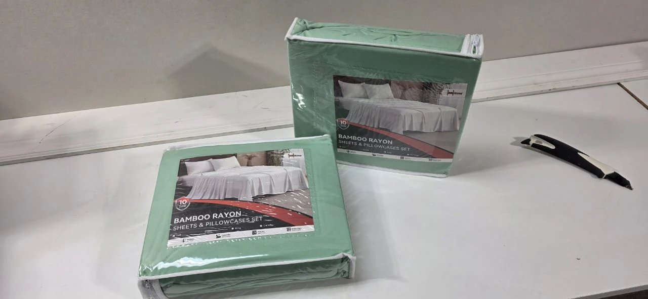 Home Time Bamboo Rayon Sheets & Pillowcases Set
