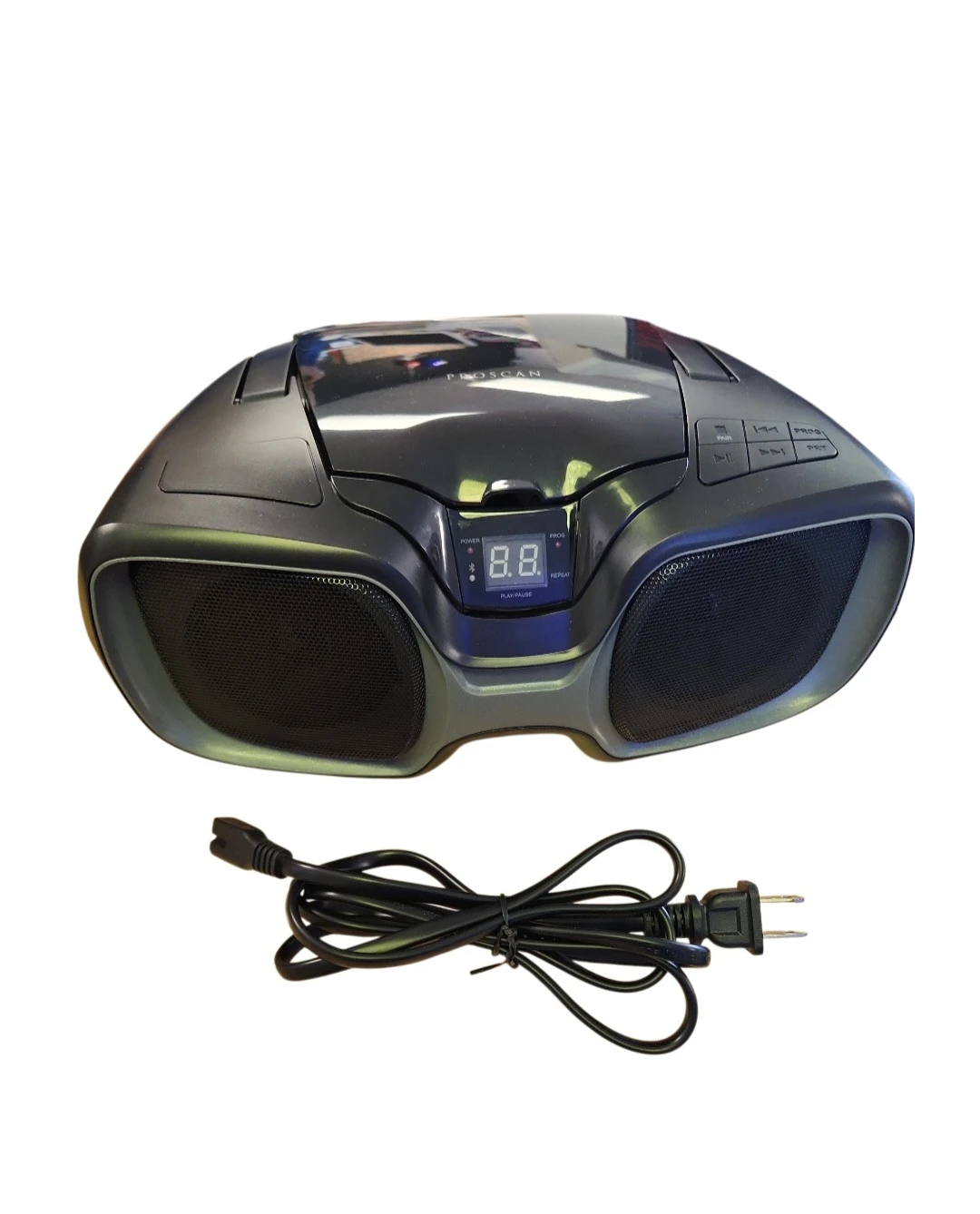 Proscan Portable CD Radio Boombox - Grey - photo 3