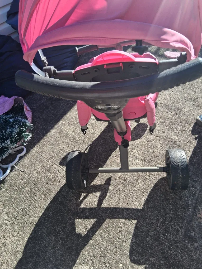 Tricycle pink girl toddler image indicator(2)