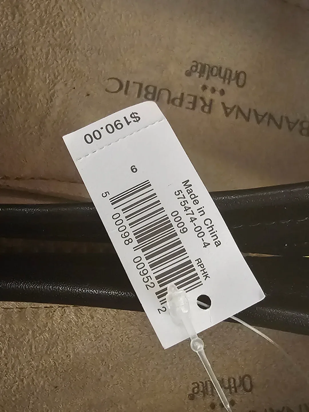 Banana Republic Black Leather Loafers - Size 6 image indicator(5)