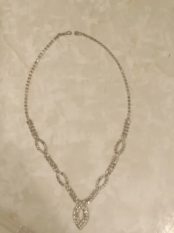 Rhinestone Statement Necklace