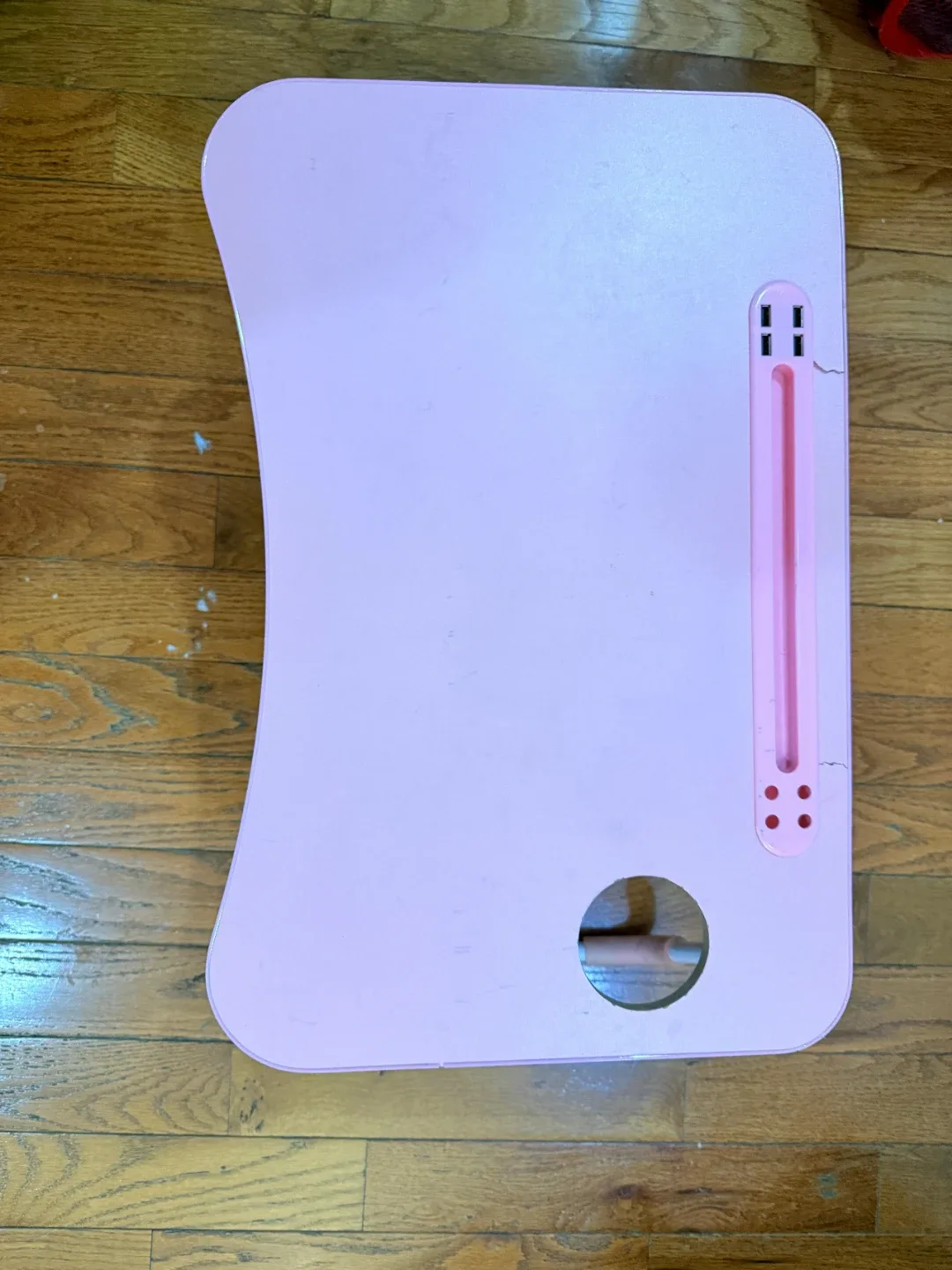 Pink foldable lap desk