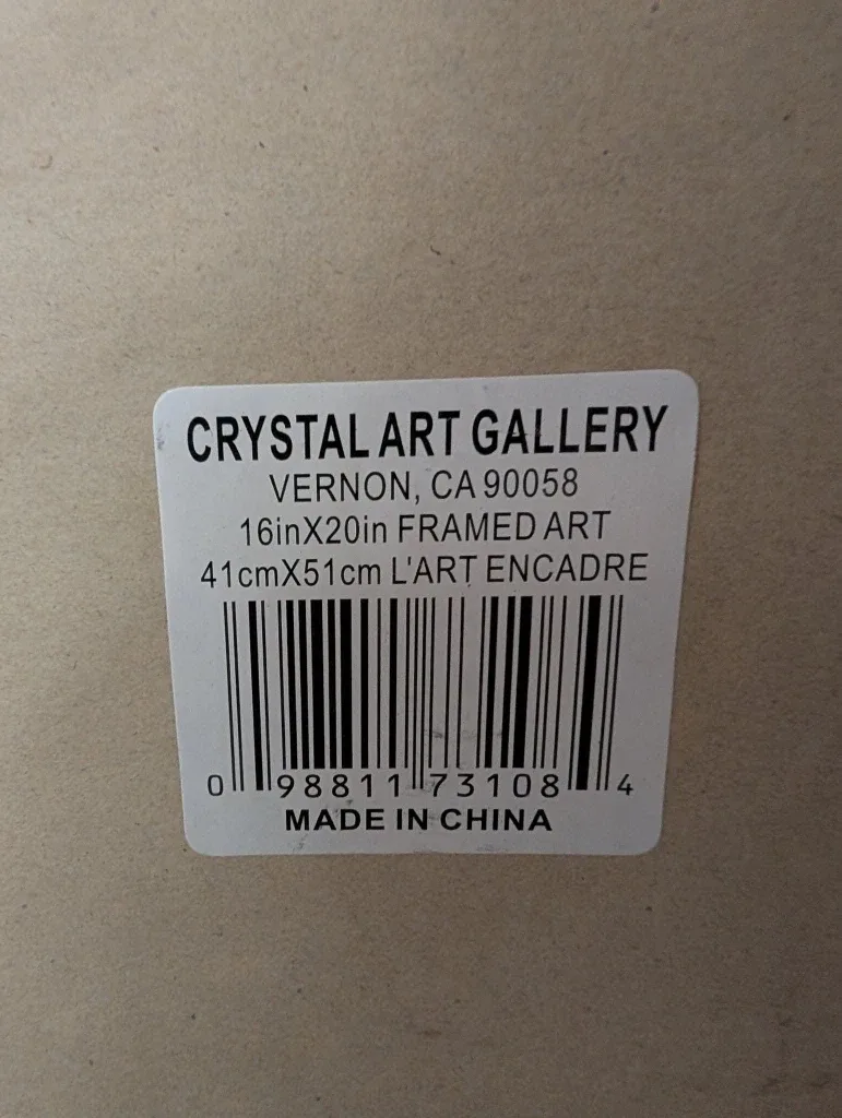 Crystal Art Gallery Framed Art - 16x20 image indicator(2)