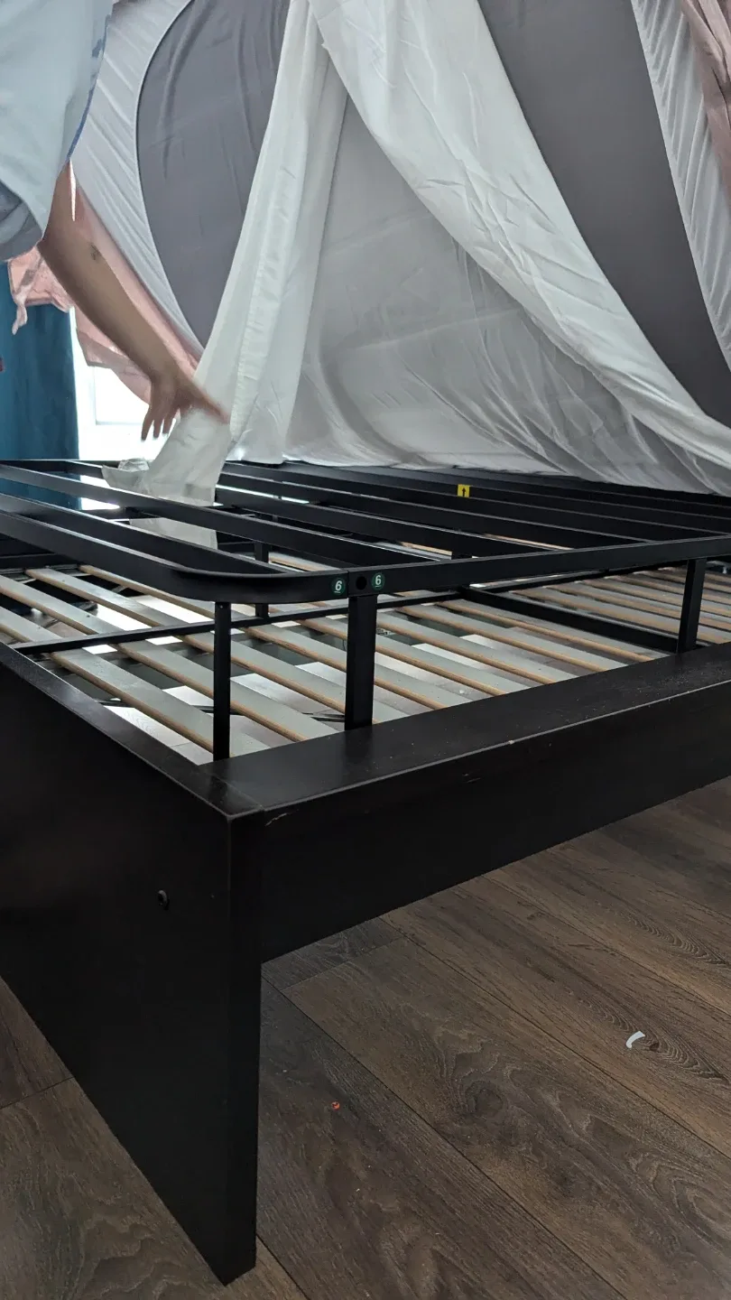 Black Queen Bed Frame (headboard not included) image indicator(2)