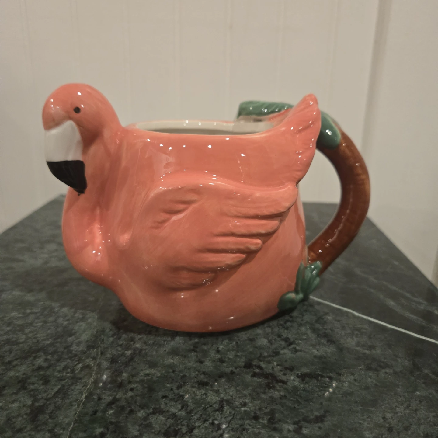 3D Flamingo Shaped Ceramic Mug - photo 2