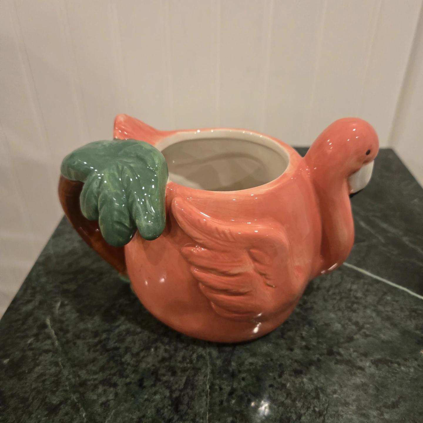 3D Flamingo Shaped Ceramic Mug - photo 3